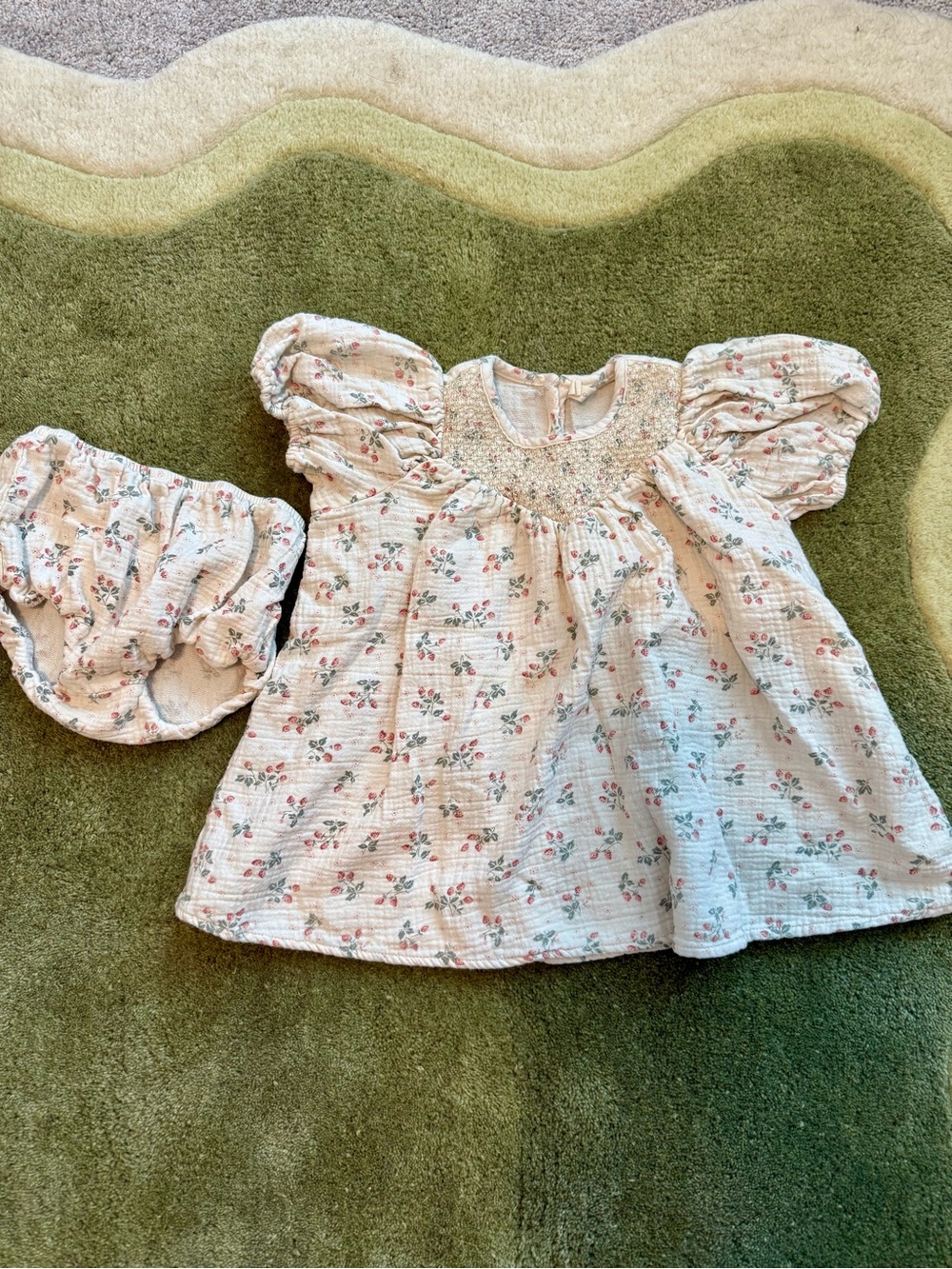 Quincy Mae strawberry dress